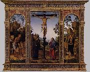 PERUGINO, Pietro The Galitzin Triptych af Sweden oil painting artist